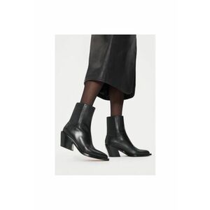 Botine dama CN136 - Piele naturala - Negru - Negru imagine