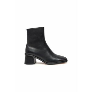 Botine dama CX017 - Piele naturala - Negru - Negru imagine