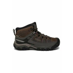 Bocanci trekking barbati 1017786 - Piele naturala - Maro/Negru - Negru/Maro imagine