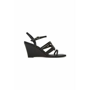 Sandale dama - KL34425 - Piele naturala - Negru imagine
