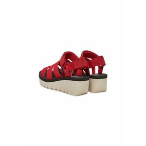Sandale dama - YOJI198FLY - Textil - Rosu - Rosu imagine