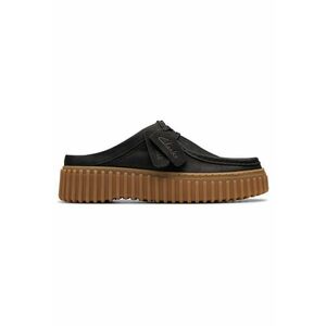 Slapi dama - 26181193 - Piele naturala - Negru imagine