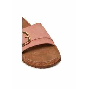 Slapi dama - 5-27102-44 610 - S Oliver - Piele naturala - Portocaliu imagine
