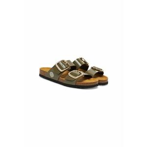 Slapi dama - 700717-07 - Piele ecologica - Verde imagine
