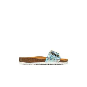 Slapi dama - 700674-55 - Piele ecologica - Albastru imagine