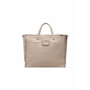 Geanta dama Carlina textil - Bej imagine
