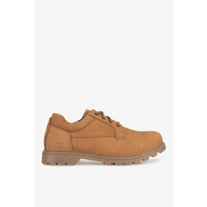 Pantofi barbati 5905588937500 - Piele nabuc - Maro - Maro imagine