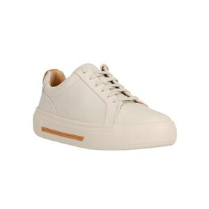 Pantofi sport casual - piele naturala - crem - imagine