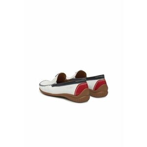 Mocasini dama 66.090.69 - Piele naturala - Alb imagine