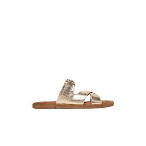 Slapi dama - 2-27109-44 - Piele naturala - Auriu - Auriu imagine