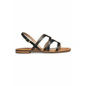 Sandale dama - D55YFA-0001J - Piele naturala - Negru imagine