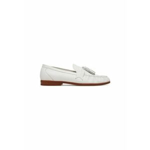 Mocasini barbati LIDO - Piele naturala - Alb - Alb imagine