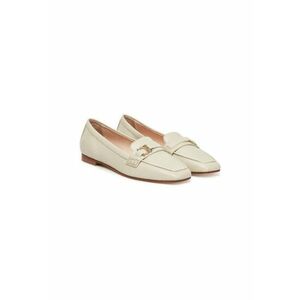 Mocasini dama PA10121C0MPF0105 - Piele naturala - Ecru - Ecru imagine