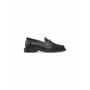 Mocasini Unisex din Piele Naturala - Negru imagine