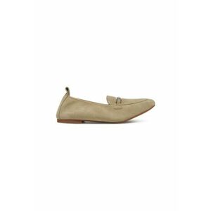 Mocasini dama BAIRON_KS - Piele naturala - Verde - Verde imagine