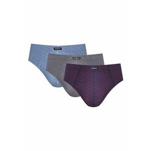 Set 3 perechi slip pentru barbati - Bumbac - Multicolor imagine