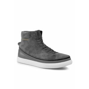 Tenisi barbati Piele naturala/Piele intoarsa - 206345691 - Gri imagine