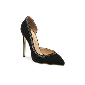 Pantofi cu toc dama - 302054251 - Piele naturala - Negru - Negru imagine