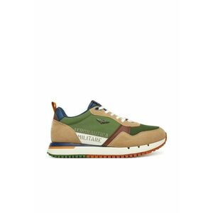 Pantofi sport barbati - 251SC283CT3544 - Piele naturala - Verde - Verde imagine