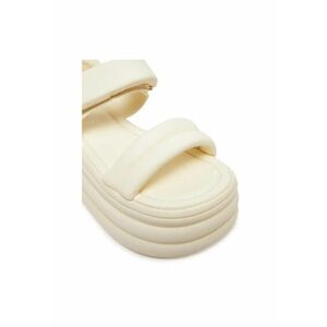 Sandale dama - RR2N4118 - Piele naturala - Ecru imagine