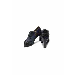 Pantofi dama 304355424 - Piele naturala - Albastru - Albastru imagine