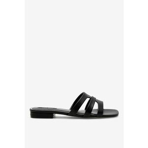 Papuci dama 5905588564386 - Sintetic - Negru - Negru imagine