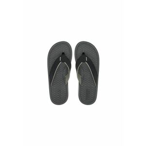 Papuci flip-flop barbati 205097 - Piele ecologica - Negru - Negru imagine