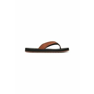 Papuci flip-flop barbati 205097 - Piele ecologica - Maro - Maro imagine