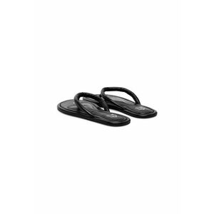 Papuci flip-flop dama GRENADA - Piele naturala - Negru - Negru imagine