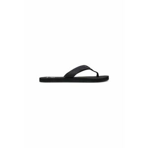 Papuci flip-flop barbati 11955 - Piele naturala - Negru - Negru imagine