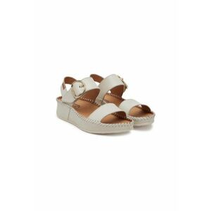 Sandale dama - W1C-0709 - Piele naturala - 41 EU - Alb imagine