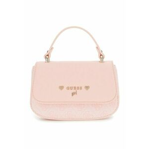 Geanta crossbody cu clapa si logo - Piersica imagine