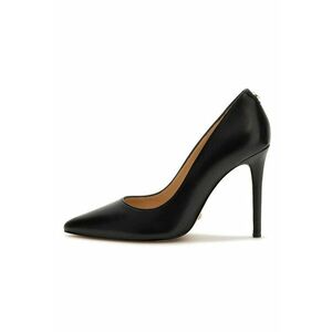 Pantofi din piele cu varf ascutit Gabben - Negru imagine