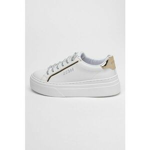 Pantofi sport flatform cu logo - Auriu/Alb murdar imagine