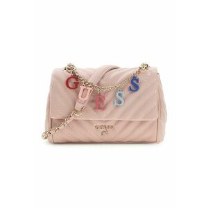 Geanta crossbody cu aspect matlasat - Roz pal imagine