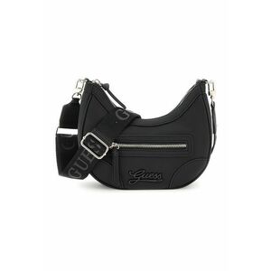 Geanta crossbody de piele ecologica cu bareta ajustabila - Negru stins imagine
