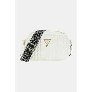 Geanta crossbody cu design matlasat - Alb fildes imagine