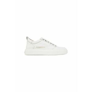 Pantofi sport barbati - ASBBBDM - Piele naturala - Alb imagine