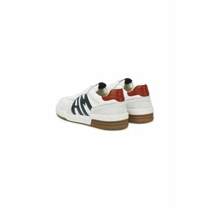 Pantofi sport din piele naturala - Alb imagine