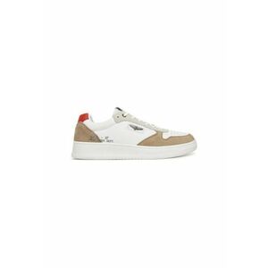 Pantofi sport barbati - 251SC235PL244 - Piele naturala - 42 EU - Bej/Alb - Alb/Bej imagine