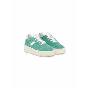 Pantofi sport dama - W421-CP-HA - D A T E - Piele naturala - Verde imagine