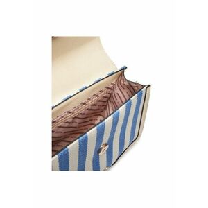 Geanta dama Piele ecologica - Bej/Albastru imagine