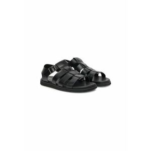 Sandale barbati 13913542 - Piele naturala - Negru - Negru imagine