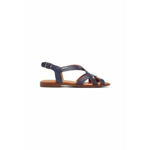 Sandale dama - W0X-0556ST - Piele naturala - Bleumarin imagine