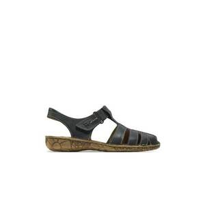 Sandale dama - 79548 - Piele naturala - Negru imagine