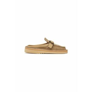 Slapi unisex D142 - Piele naturala - Maro - Maro imagine