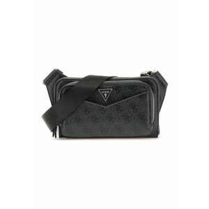 Geanta crossbody din piele ecologica cu 2 compartimente Siena - Negru imagine