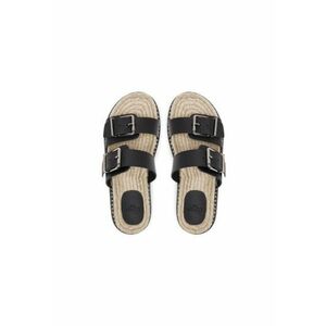 Papuci dama 025673-100 - Piele naturala - 37 EU - Negru imagine