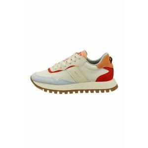 Pantofi sport de piele intoarsa Caffay - Rosu/Albastru glaciar imagine