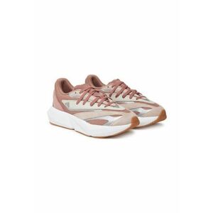 Tenisi din material textil cu platforma si sireturi - imagine